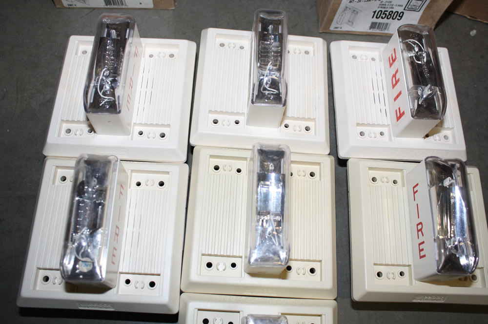 WHEELOCK MT24LSMVFW WHITE FIRE ALARM MULTITONE HORN STROBE NIB! eBay
